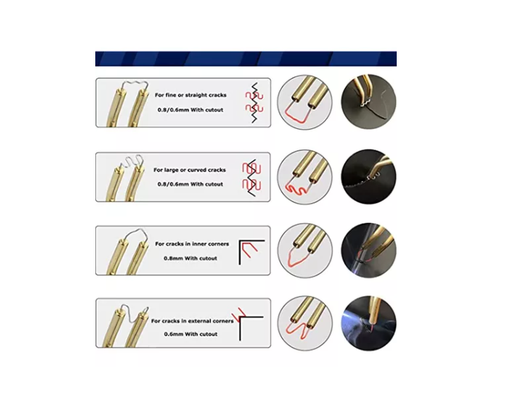 Kit De Grapas Para Soldadora Reparacion De Plasticos 800 Pcs-4
