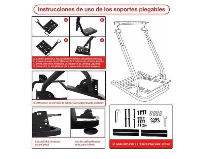 Soporte Volantes Para Thrustmaster, Fanatec, Logitech G29-5
