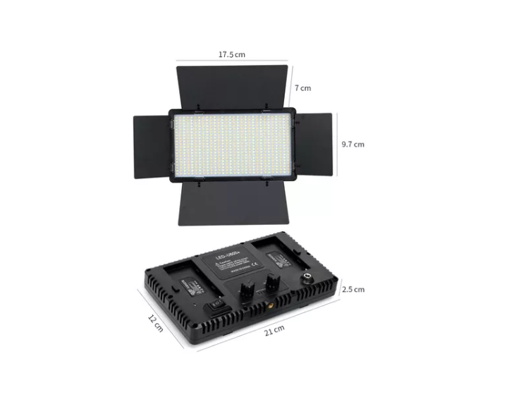 Lampara Fotografica Profesional 600 Led Bicolor 3200-6500k-4