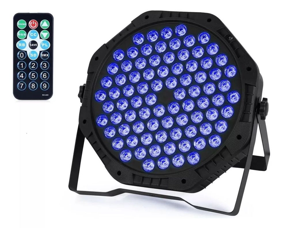 Foco Par Led Slim 84x3w Rgb 3 En 1 Luces De Fiesta-0