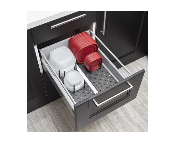 Set De 2 Estante Ajustable De Drenaje Cocina Tipo De Cajón-4