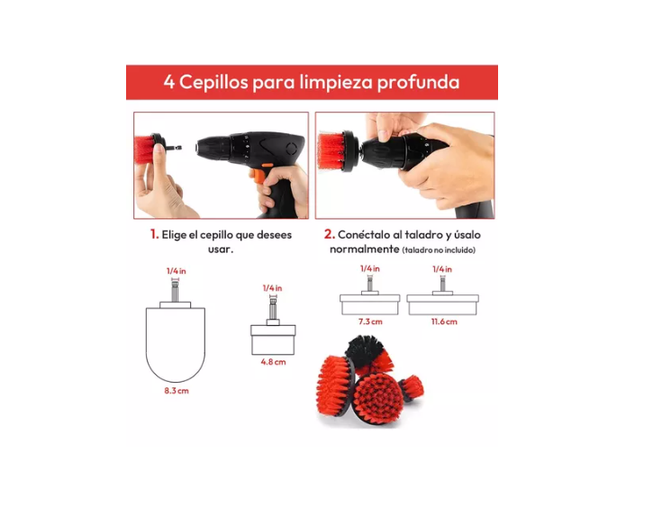 Kit 18 Piezas Limpieza De Auto Interior Y Exterior-2