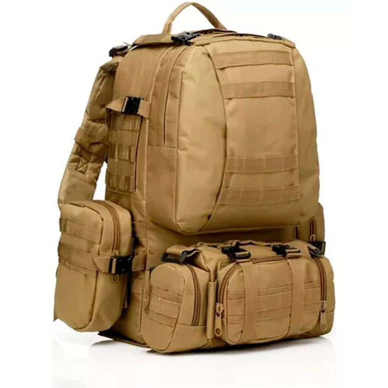 Mochila Táctica Militar Desmontable 50 Litros 3 Piezas-0