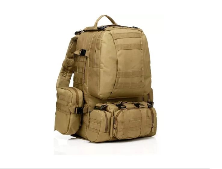 Mochila Táctica Militar Desmontable 50 Litros 3 Piezas-3