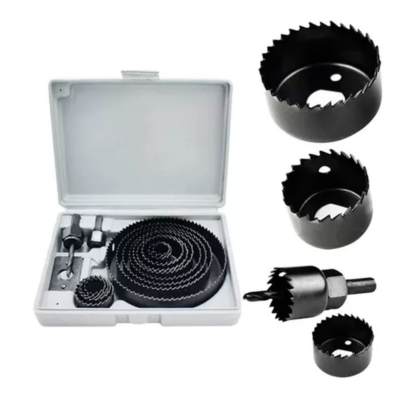 Set Sierra Copas 16 Piezas Para Madera-0