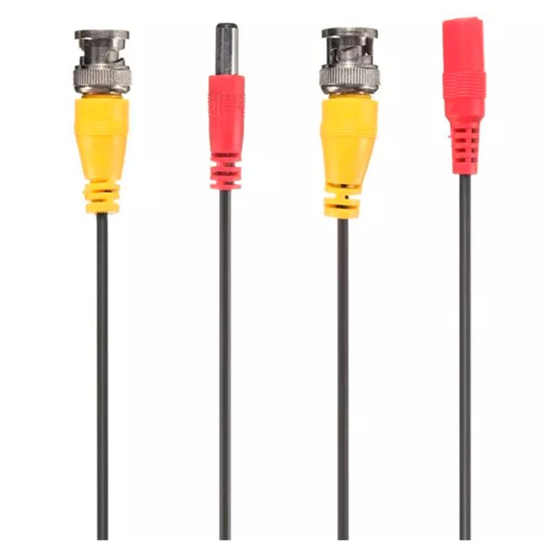 Pack X6 Cable Camaras Seguridad Cctv Video Y Poder Bnc 15 M-1
