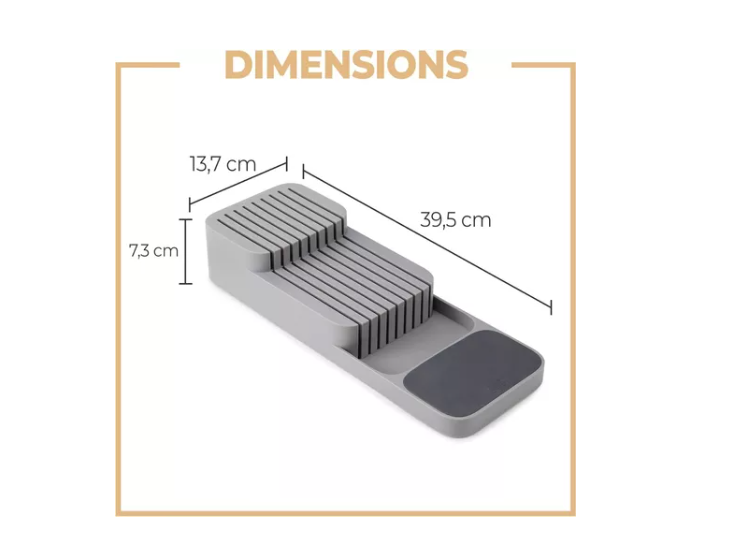Soporte Organizador De Cuchillos Para Cajón De Cocina-2