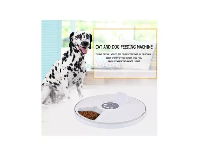 Dispensador De Alimento Automático Para Perros Gatos-4