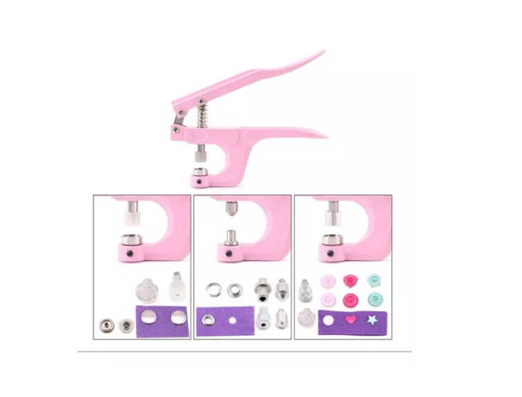 Pinza Kam Botón Presión Broche 24 Colores 300 Conjuntos-1