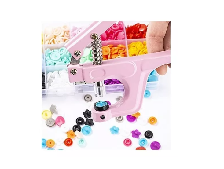 Pinza Kam Botón Presión Broche 24 Colores 300 Conjuntos-2