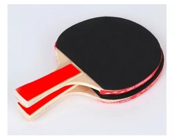 Kit Par De Raquetas De Pin Pon Con 3 Pelotas-0