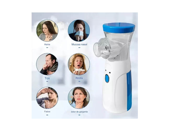 Nebulizador Portátil Niños Adultos Mesh Inhalador Usb-5
