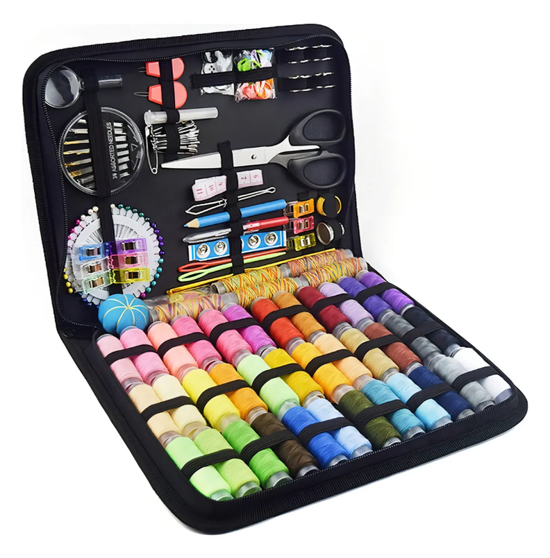 Novous Set De Costura Costurero Full Completo Con Estuche 200 Pcs