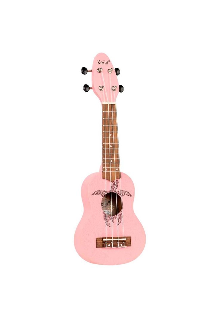 Ukelele Sopranino Keiki By Ortega Diseño Tortuga (Rosado) K1-PNK-0