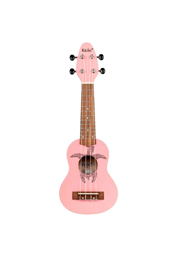 Ukelele Sopranino Keiki By Ortega Diseño Tortuga (Rosado) K1-PNK-1