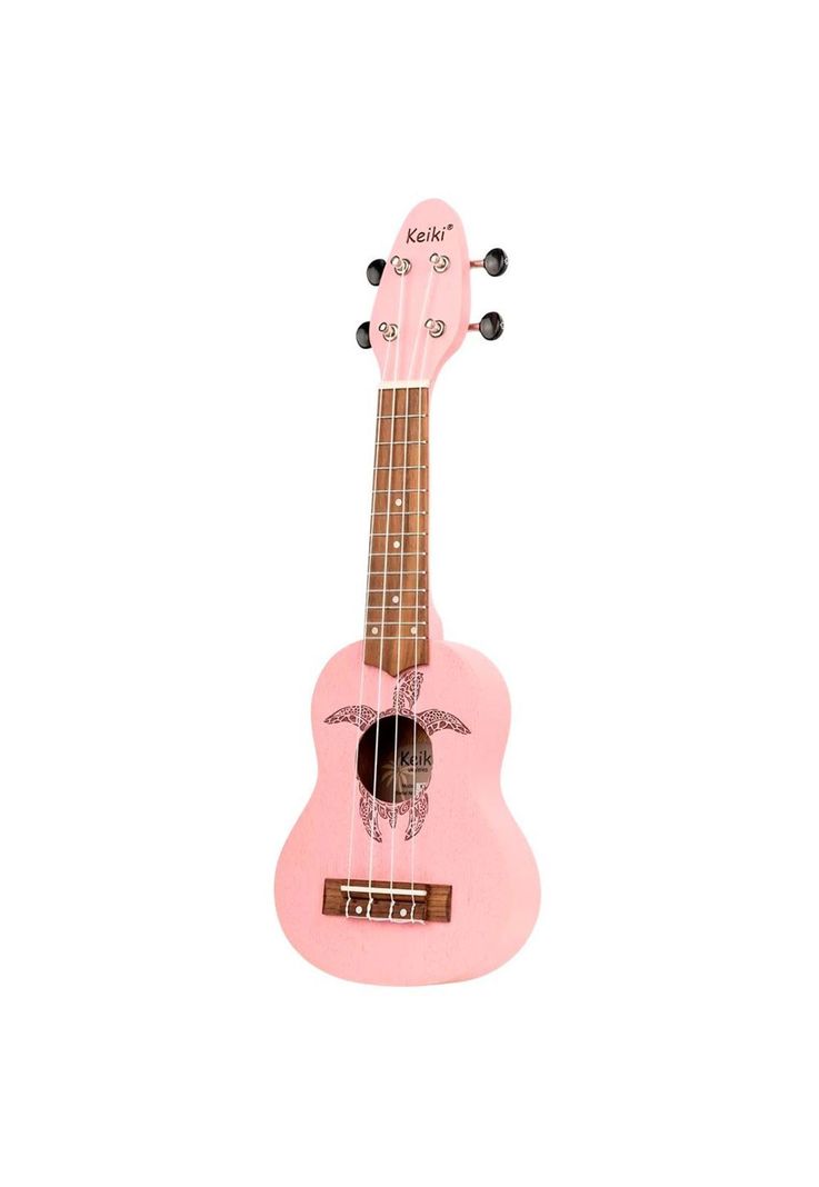 Ukelele Sopranino Keiki By Ortega Diseño Tortuga (Rosado) K1-PNK-6
