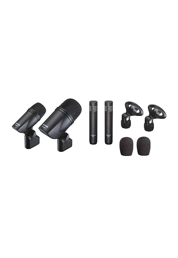 Microfonos para Batería Tascam (01 Bombo+01 Caja+2 Overhead) TM-DRUMS-0