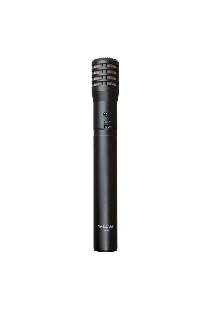 Microfono Condensador Tascam Con Batería + Soporte Y Estuche TM-60-0