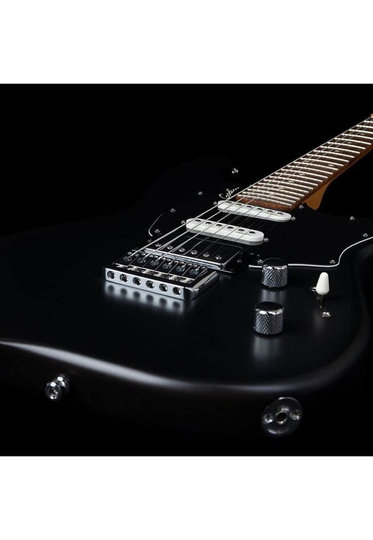 Guitarra Eléctrica Godin Guitars Session Ht Matte Black Rn (048410) Ssh 048410-4