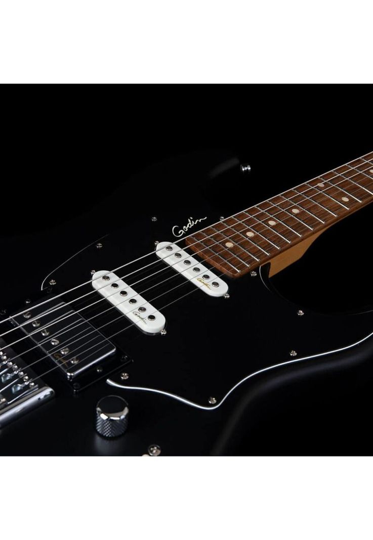Guitarra Eléctrica Godin Guitars Session Ht Matte Black Rn (048410) Ssh 048410-6