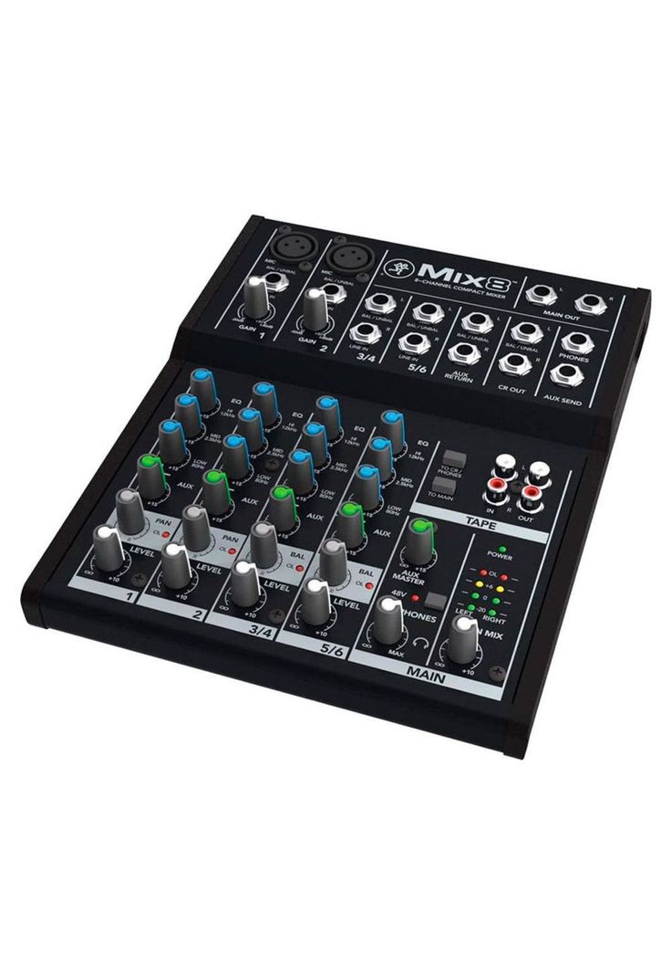 Mixer Mackie Analogico 8 Canales MIX8-0
