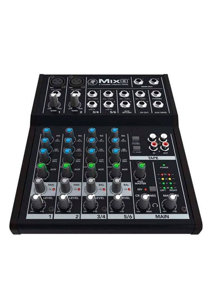 Mixer Mackie Analogico 8 Canales MIX8-3