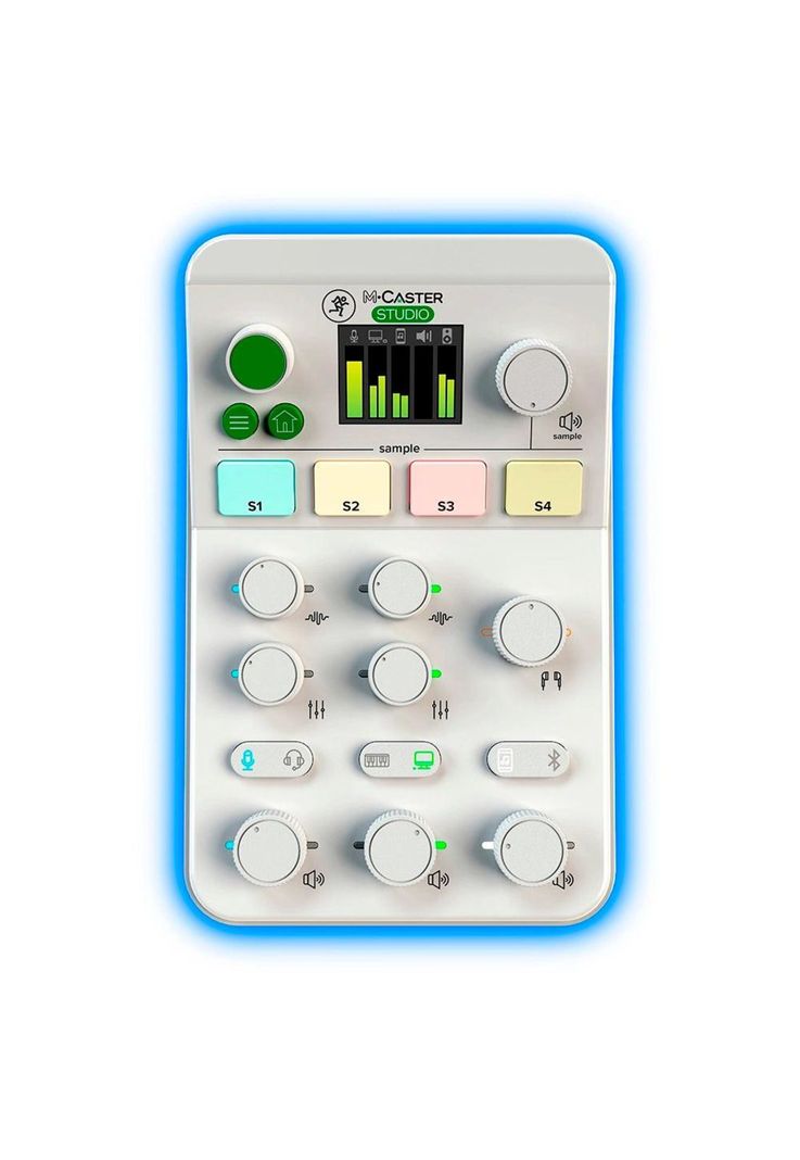 Mixer Mackie Compacta Usb para Podcast M Caster Studio Live White MCASTERSTUDIOWH-0