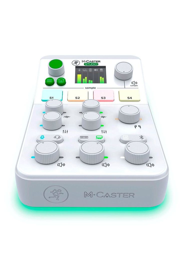 Mixer Mackie Compacta Usb para Podcast M Caster Studio Live White MCASTERSTUDIOWH-3