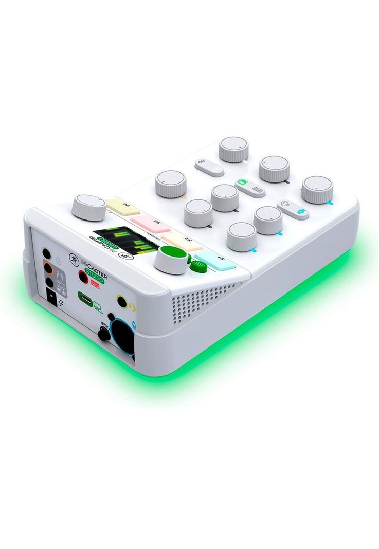 Mixer Mackie Compacta Usb para Podcast M Caster Studio Live White MCASTERSTUDIOWH-4