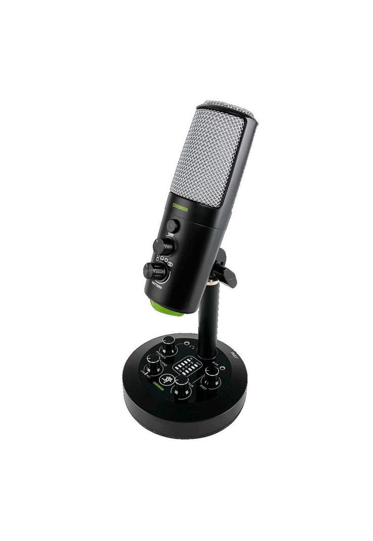 Microfono Condensador Mackie Usb C/Mixer 2 Canales CHROMIUM-0