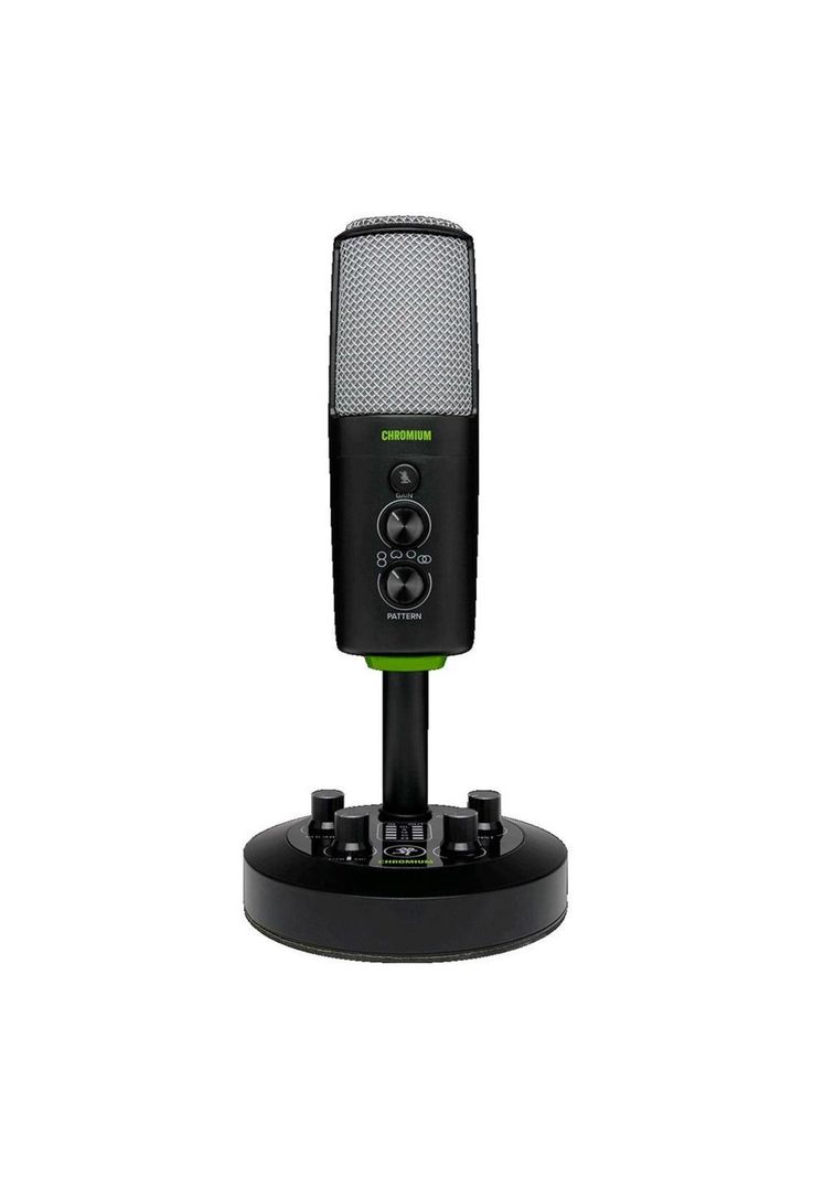 Microfono Condensador Mackie Usb C/Mixer 2 Canales CHROMIUM-2
