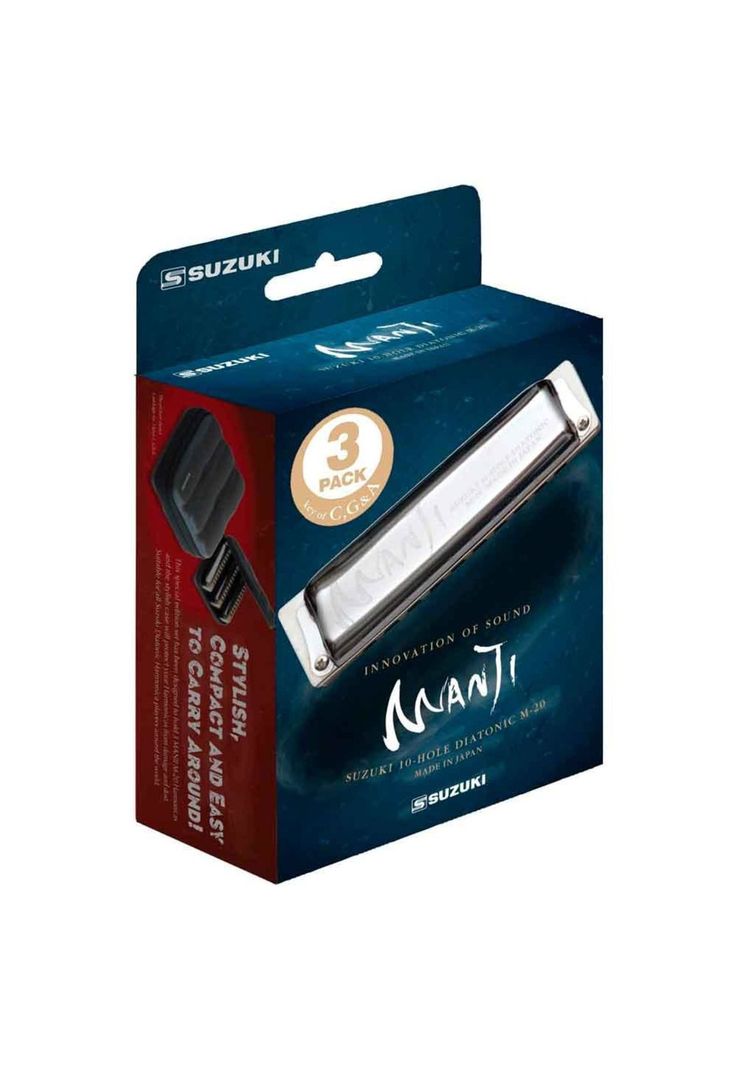 Armónicas Suzuki Manji (Set De 3U) M20-3SET-0