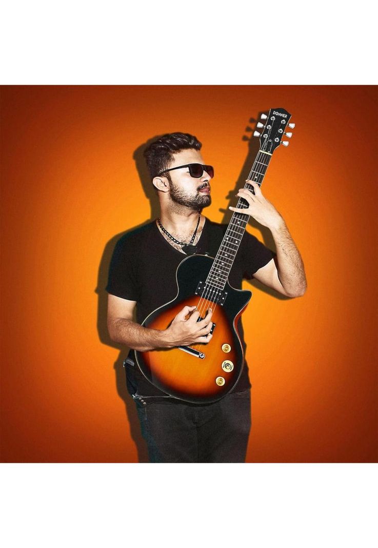 Guitarra Electrica Les Paul Hh Sunburst Dlp-124S Donner-1