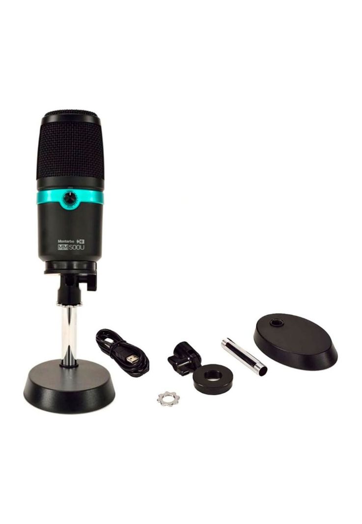Microfono De Condensador Mm500U Usb Montarbo-4
