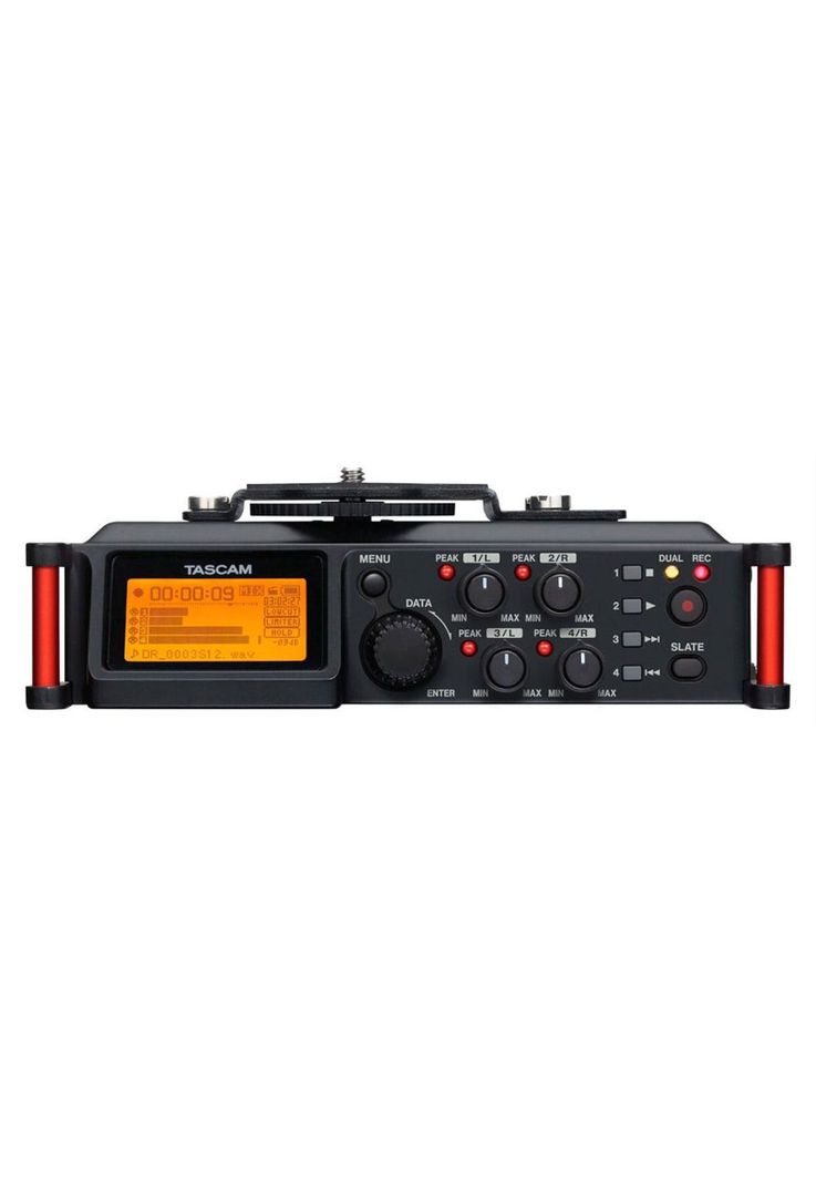 Grabador Audio Digital Tascam Portatil para Dslr 4 Canales (In:4Xlr) DR-70D-4