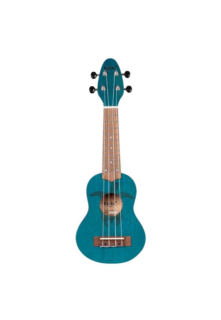 Ukelele Sopranino Keiki By Ortega Diseño Tortuga (Azul) K1-BL-1