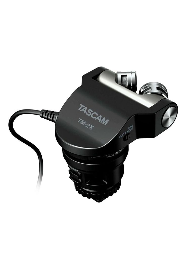 Microfono Stereo Tascam Para Camaras Condensador En Configuracion XY TM-2X-1