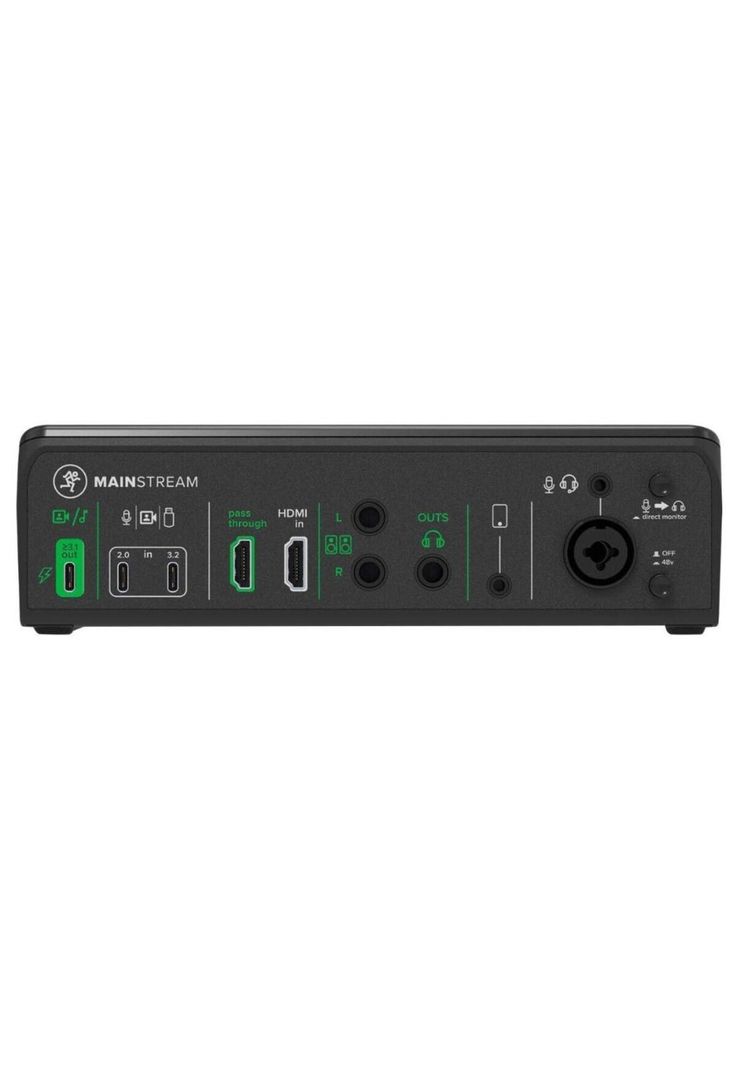 Interfaz De Captura De Video Streaming Mainstream Mackie-3