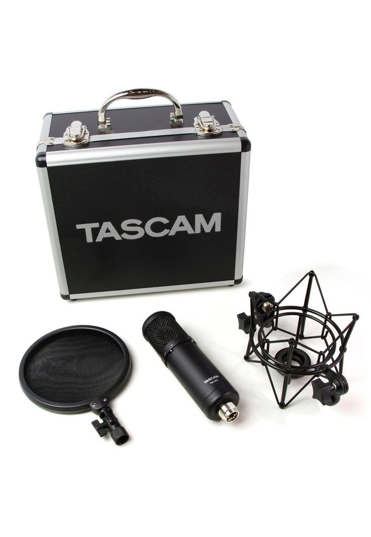 Microfono Condensador Tascam De Estudio (Diafragma Grande) TM-280-1
