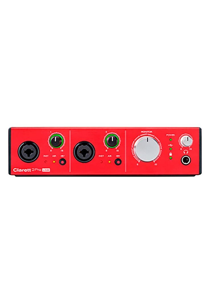Interfaz De Audio Focusrite Usb 10 Entradas Y 4 Salidas Clarett CLARETT 2 PRE USB-3