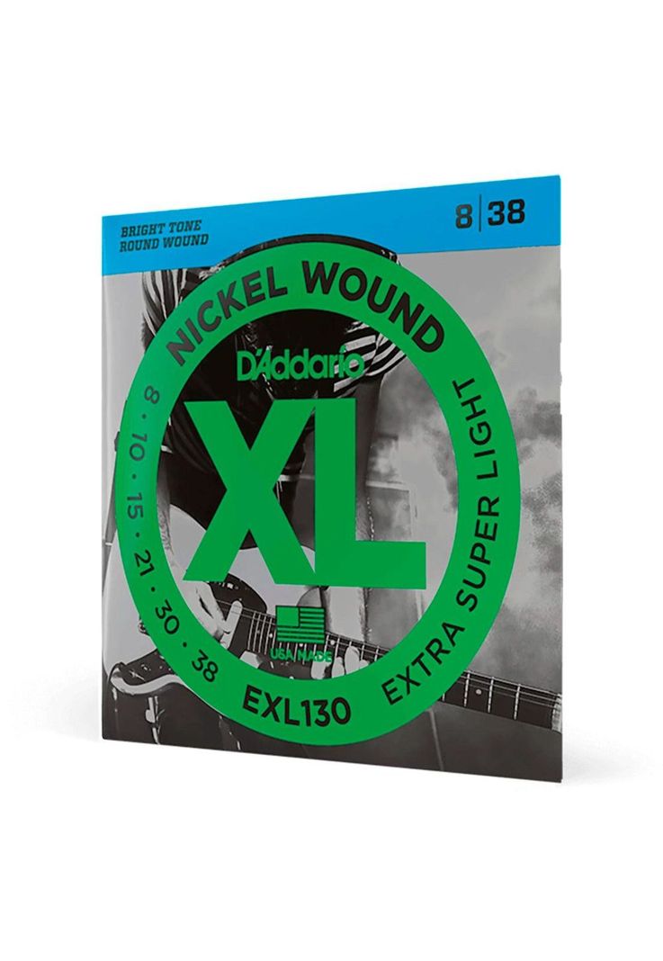 Cuerdas Guitarra Eléctrica Daddario Xl (.008.038) EXL130-0
