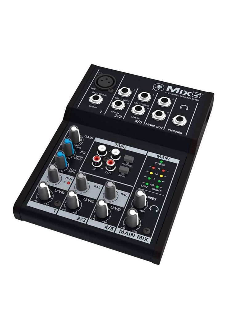 Mixer Mackie Analogico 5 Canales MIX5-0