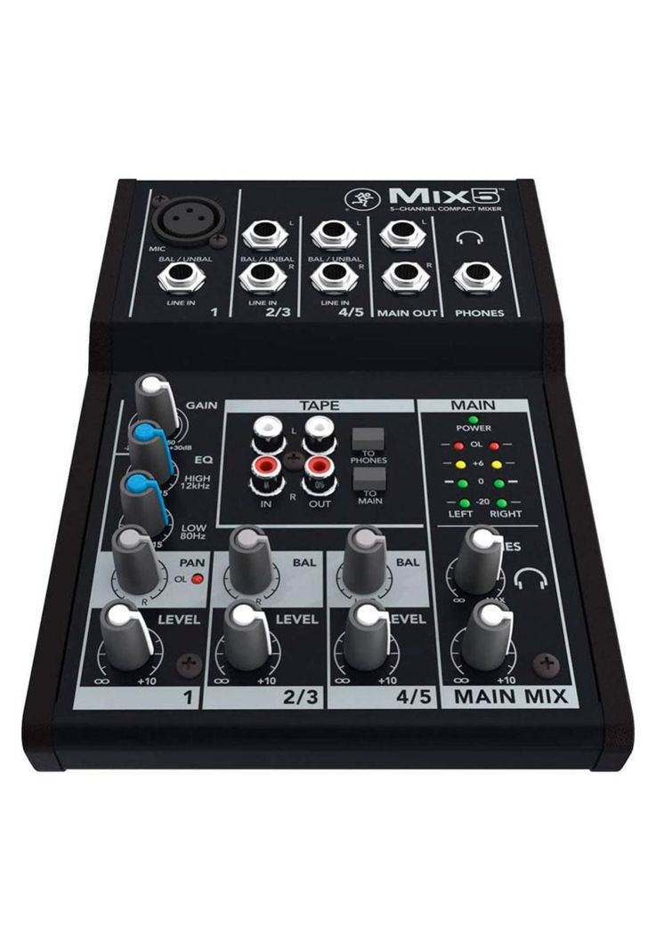 Mixer Mackie Analogico 5 Canales MIX5-1