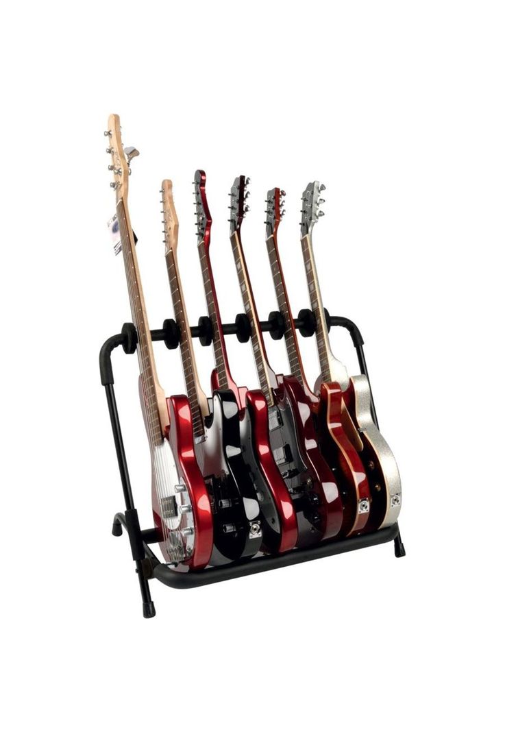 Atril Para Guitarra/Bajo Plegable (6 Guitarras) Gs350Bb Quik Lok-2