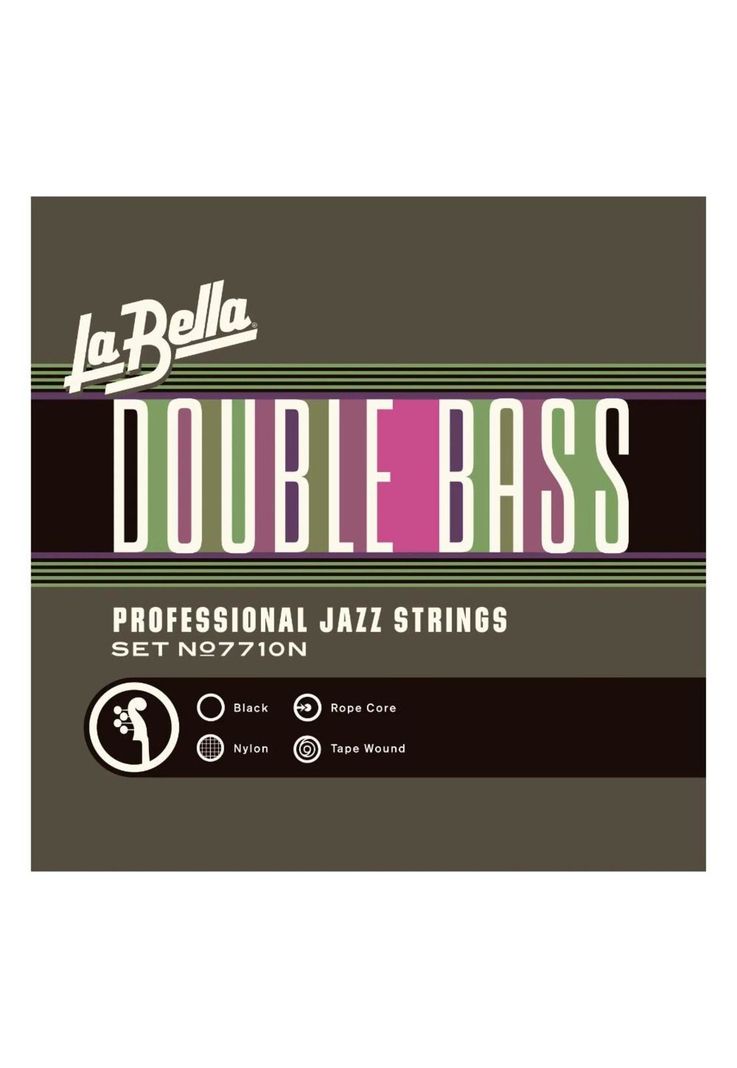 Cuerdas Contrabajo La Bella Double Bass Pro Jazz Strings 7710N-1