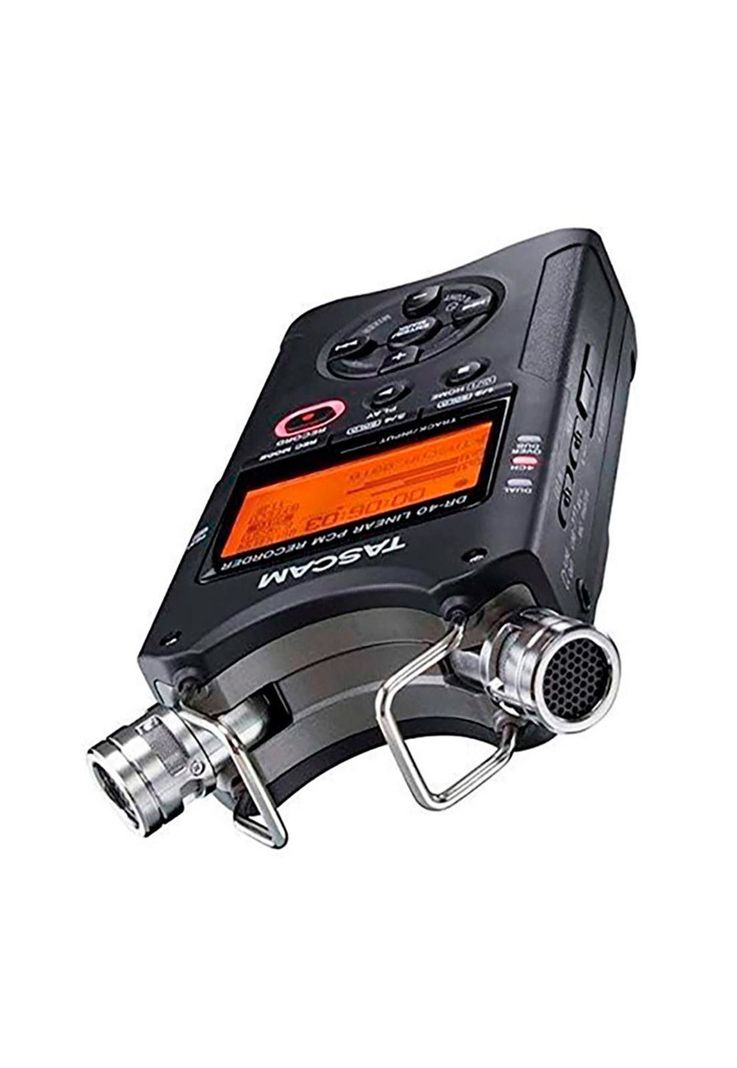Grabador Audio Digital Tascam Portatil 24Bit/96Khz 4 Canales (In:2Mics+2Xlr) DR-40-5