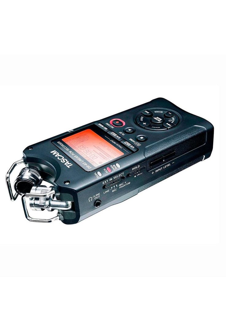 Grabador Audio Digital Tascam Portatil 24Bit/96Khz 4 Canales (In:2Mics+2Xlr) DR-40-7