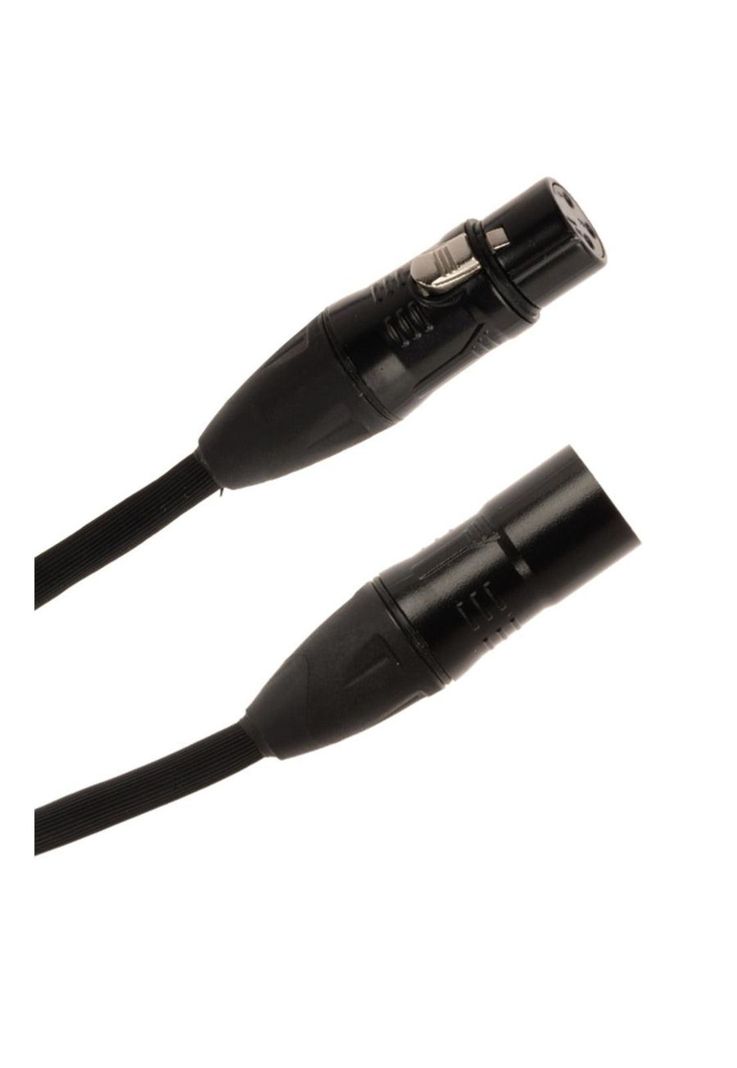 Cable Microfono Xlrh-Xlrm Just 20M Just Mf-20 Quik Lok Negro