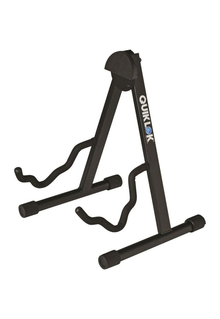 Atril Para Guitarra/Bajo Plegable (Marco A) Color:Negro Gs438 Quik Lok-0