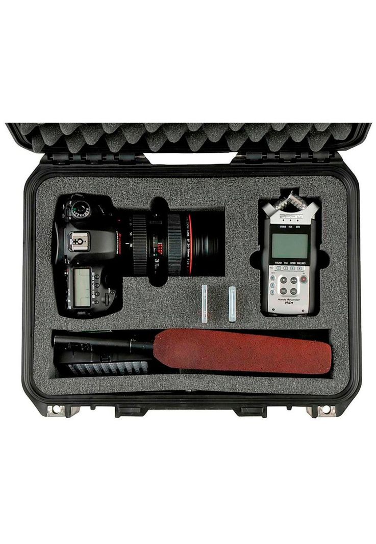 Case Camara Skb Dslr+Grabadora Zoom H6+Mic Shotgun 3I-1510H6SLR-3